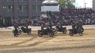 第10師団創立57周年記念行事 オートバイドリル