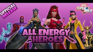 MARVEL SUPER WAR MOBA - ALL MAGE/ENERGY HEROES (OFFICIAL RELEASE)