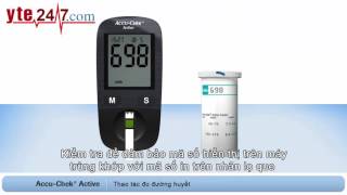 Hướng dẫn sử dụng máy đo đường huyết Accu-Chek Active