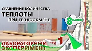 Лабораторная работа № 1 -"Сравнение количеств теплоты при теплообмене " (8 класс)