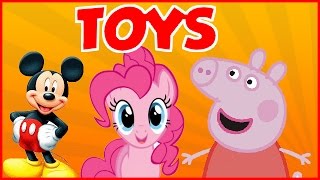 Peppa Pig Toys, Mickey Mouse & My Little Pony MLP Surprise Eggs