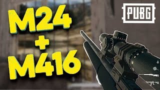 M24  and M416 | duo win miramar (chicken dinner) | PubG Mobile