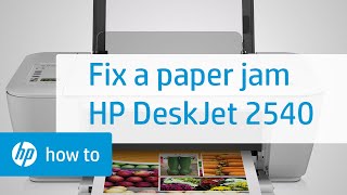 Fixing a Carriage Jam - HP Deskjet 2540 All-in-One Printer | HP Deskjet | HP