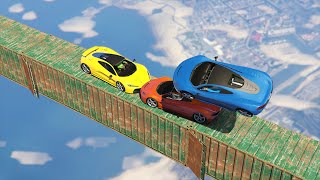 SKY HIGH CAR GAMES! (GTA 5 Funny Moments)