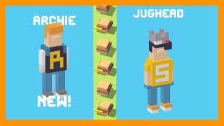 UNLOCK ☆ Jughead ☆ with ✪ Archie ✪ his friend. Crossy Road NEW Mystery Character - Update