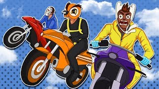 GTA V Gun Running DLC - Rocket Bike Funny Moments