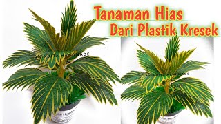 Bunga Kresek//Tanaman Hias Dari Plastik Kresek//How to make ornamental plants from plastic bags