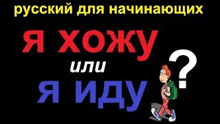 № 421 Глаголы русского языка: Я хожу vs Я иду