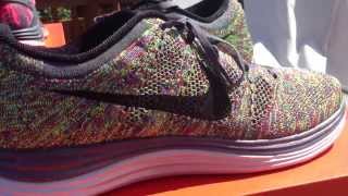 NIKE AIR MULTICOLOR FLYKNIT AND NIKE LUNARGLIDE 5 PRM