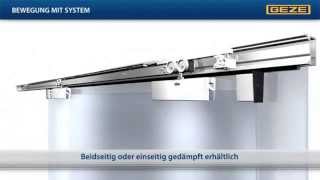 Механизм для раздвижных алюминиевых дверей GEZE Perlan 140