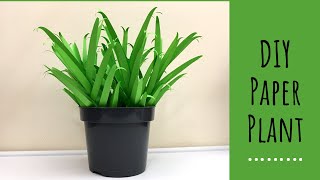 Paper Craft For School / DIY Decorative Plant / Paper Leaves / paper Leaf / Paper Craft /