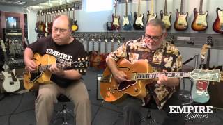 Empire Guitars presents- Duke Robillard and Paul Kolesnikow jamming on "Johnny's Blues"