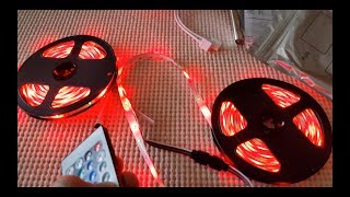 Ultra bright LED STRIP - Waterproof - SMD 3528 RGB 600