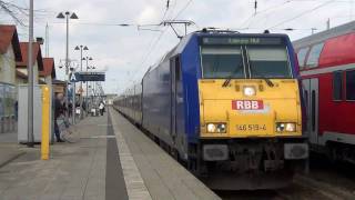 Frühlingstour 2011 Teil 1 Ein Freitagnachmittag in Neustrelitz Hbf