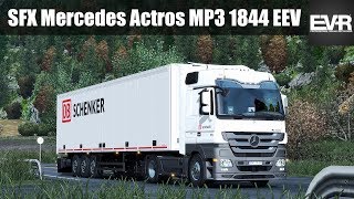 ✅ [ETS2 1.32] SFX Mercedes Actros MP3 1844 EEV Engine Sound / Automatic