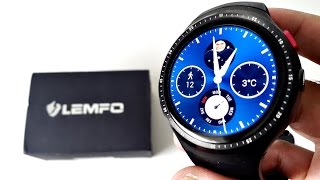 2017 Powerful Android Smart Watch LEMFO LES1  - QUAD CORE - 16GB - AMOLED