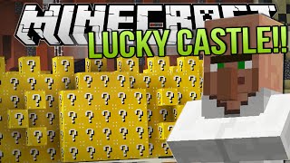 LUCKY BLOCK CASTLE CHALLENGE | Minecraft Mod Minigame