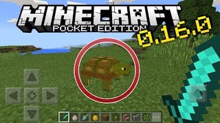 TORTUGAS EN MINECRAFT PE 0.16.0 | COMO DESBLOQUEAR EL NUEVO MOB PARA MCPE 0.16.0