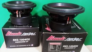 Subwoofers Rock Series RKS1204OS y RKS1004OS Review | 850 Watts RMS