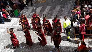 Entrada de l'alferes cristià 2018. Filà Tomasines. (Fiestas de Moros y Cristianos de Alcoy)