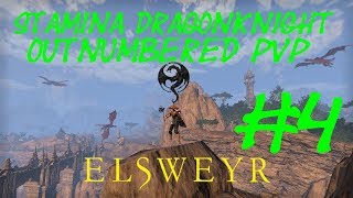 Stamina Dragonknight 1vX/2vX - Outnumbered PVP #4 - ESO Elsweyr