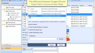 How to Export Outlook Contacts to vCard, CSV & WAB