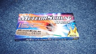 NICO FEUERWERK - METEORSCHLAG (NEUHEIT 2019) LIVE TEST (LUSTIG!)
