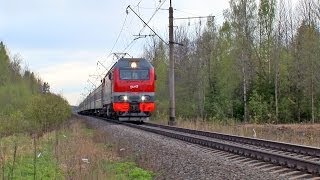 [RZD] EP2K-148 / ЭП2К-148 с поездом №208 Великий Новгород - Москва