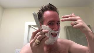 Shaving with a Straight Razor