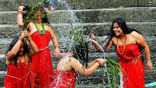 Holy Bath | Sali Nadi | Holy Ganga Snan | Bagamati River Bath
