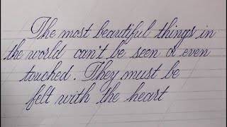 Neat and good handwriting with ball pen || beautiful handwriting || calligraphy