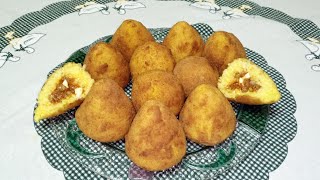 كرات الارز بحشوة اللحم المفروم والجبن (أرانشيني)???