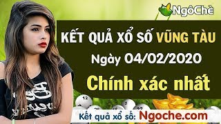 KQXS Vũng Tàu 4/2/2020 - SXVT - XSVT - KQXSVT - Kết quả xổ số kiến thiết Vũng Tàu hôm nay thứ 3