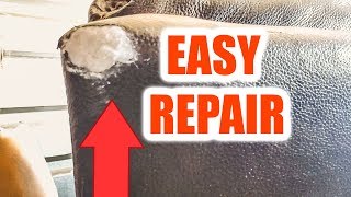 How To Repair Ripped Vinyl or Bonded Leather - Easy-