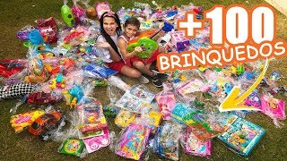MAIS de 100 BRINQUEDOS - OLHA SÓ O QUE ACONTECEU??