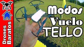 VUELO Drone TELLO Prueba Modos de Vuelo y Prueba de Camara
