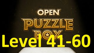 Open Puzzle Box level 41 - 60 Walkthrough прохождение