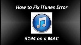 How to Fix iTunes Error 3194 on a Mac - This device isn't eligible for the requested build