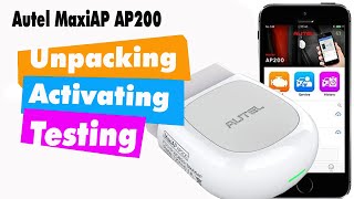 Autel MaxiAP AP200. Распаковка. Активация.Тестирование