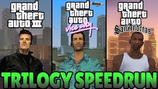 GTA 3D Trilogy Speedrun - GTA III, Vice City, & San Andreas