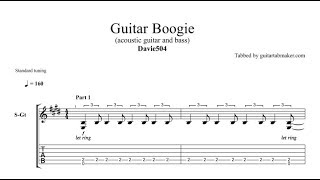 Guitar Boogie TAB - acoustic guitar solo tab - PDF - Guitar Pro