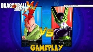 Dragon Ball Xenoverse - Android 16 VS Perfect Cell Gameplay