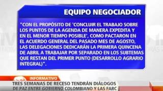 Diálogos entre las FARC y el Gobierno de Colombia se reanudarán en la tercera semana de abril