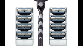 Китайская бритва, лезвия под Gillette Mach 3  Обзор. Отзывы