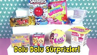 LOL Bebek Num Noms Smooshy Mushy Cicibiciler Çöp Çetesi Ve Bir Sürü Sürpriz Paketler