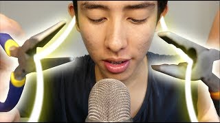 ASMR plucking negative energy