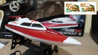 RC NA VEIA - Unboxing Serpent 2 (FT007) Mini V-Hull Racing RC Boat