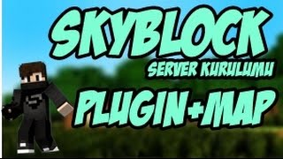 Minecraft - Skyblock - Server - Kurulumu - Plugin+Map