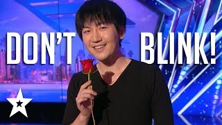 MAGIC!! Close-Up Magician Will Tsai Blows Judges Away On America's Got Talent 2017 Season 12