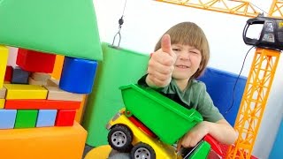 Песенки про строительные машинки. Игрушки для мальчиков.